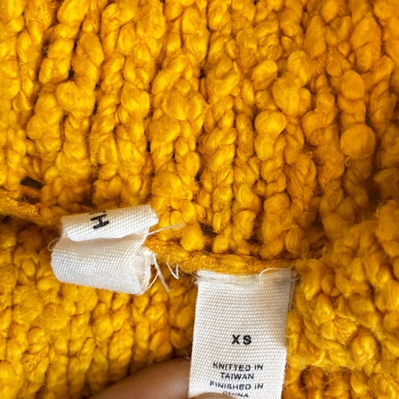 MOTH Juliette Turtleneck Sweater mustard XS - Picture 4 of 10